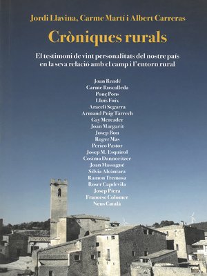 cover image of Cròniques rurals